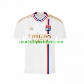 Koszulka Olympique Lyon Domowe Stroje Piłkarskie 2023/24 Krótki Rękaw
